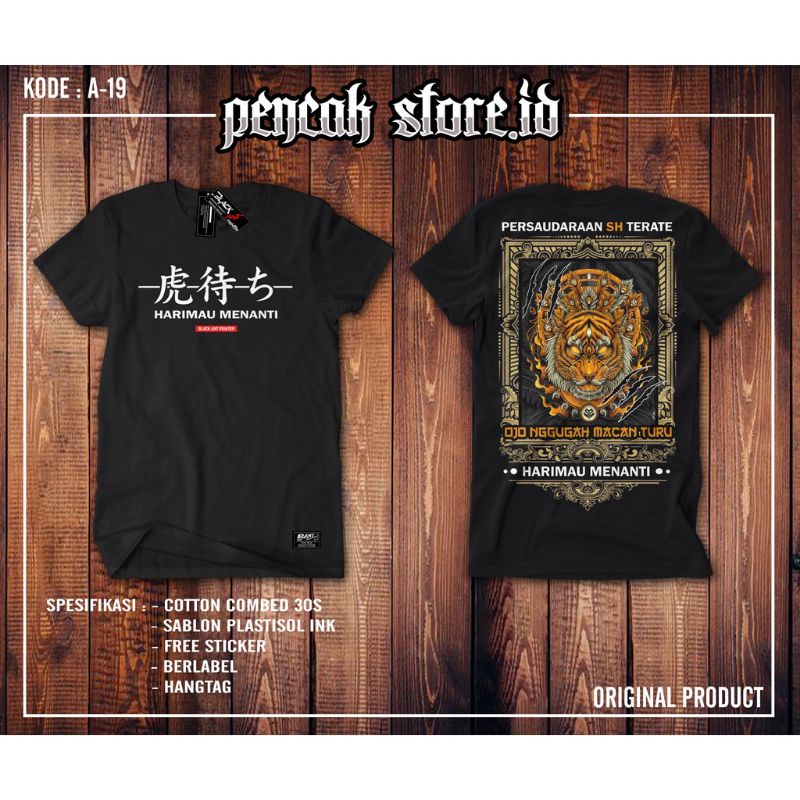 Kaos Psht Harimau Menanti Terbaru / Kaos Harimau Menanti/Kaos Psht Keren