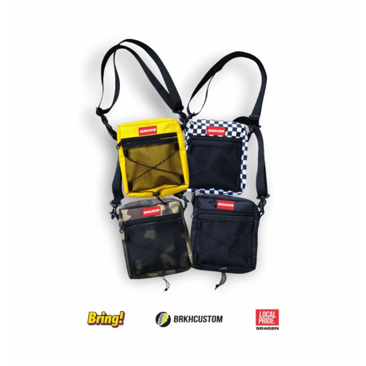 TAS SELEMPANG PRIA MOTIF WANITA HONDA SLINGBAG MINI BRKHCUSTOM HEREX HONDAGANK CB 100 GL PRO CLASSICGANK SHOULDERBAG