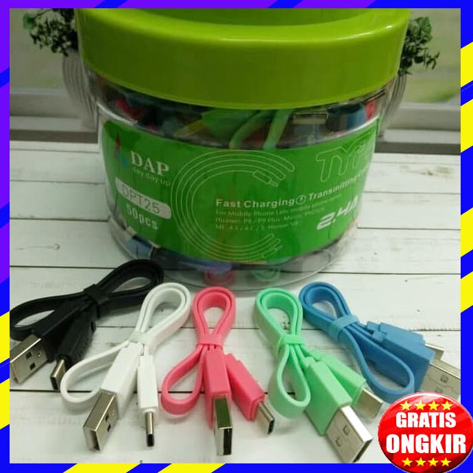 ACC HP KABEL DATA CHARGER DAP DPT25 TIPE C 25CM POWERBANK