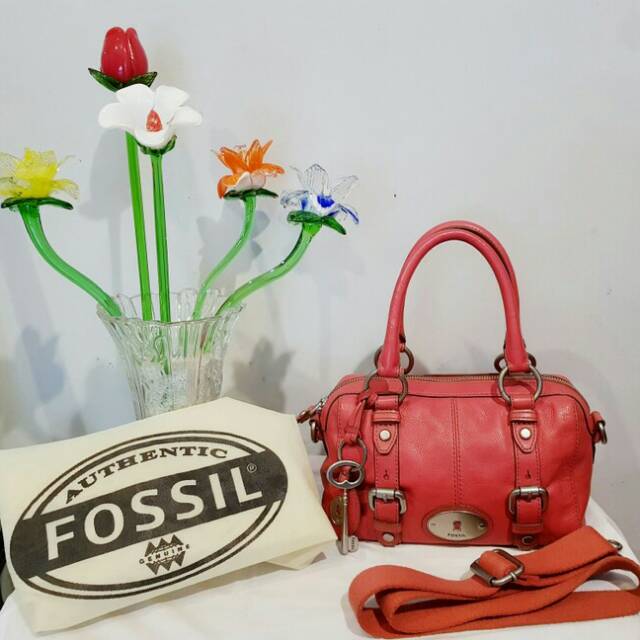 Fossil Maddox satchel Preloved seken