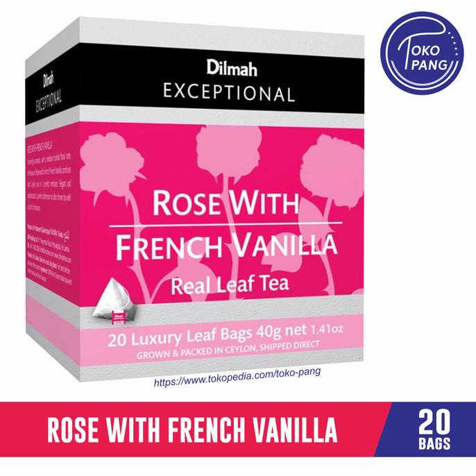 

[COD] Dilmah Exceptional Rose with French Vanilla Tea [COD]