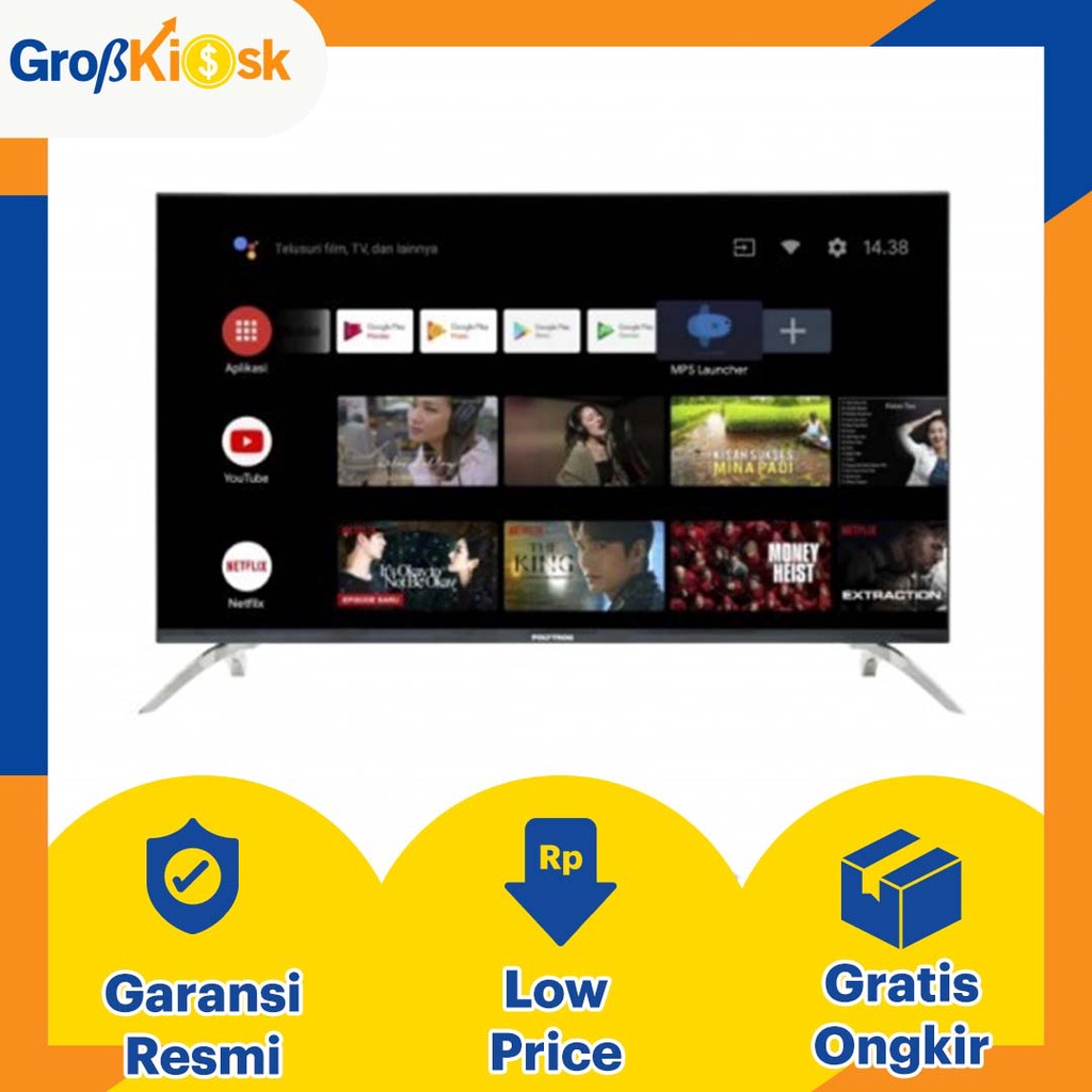 LED TV 40 INCH POLYTRON ANDROID TV FULL HD PLD 40AG9953 / PLD-40AG9953