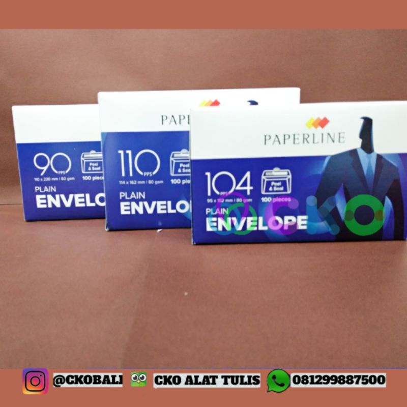 

Amplop Putih Paperline 90,104 dan 110
