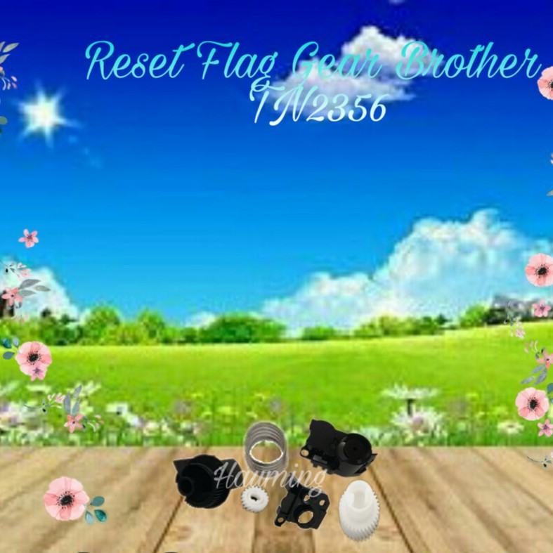 Reset Flag Gear COMPATIBLE FOR MFC-L2740dw MFC L2740 l2740dw MFC-L2700d MFC L2700 TN-2356 TN2356 TN 2356  DR2306 DR-2306 1SET