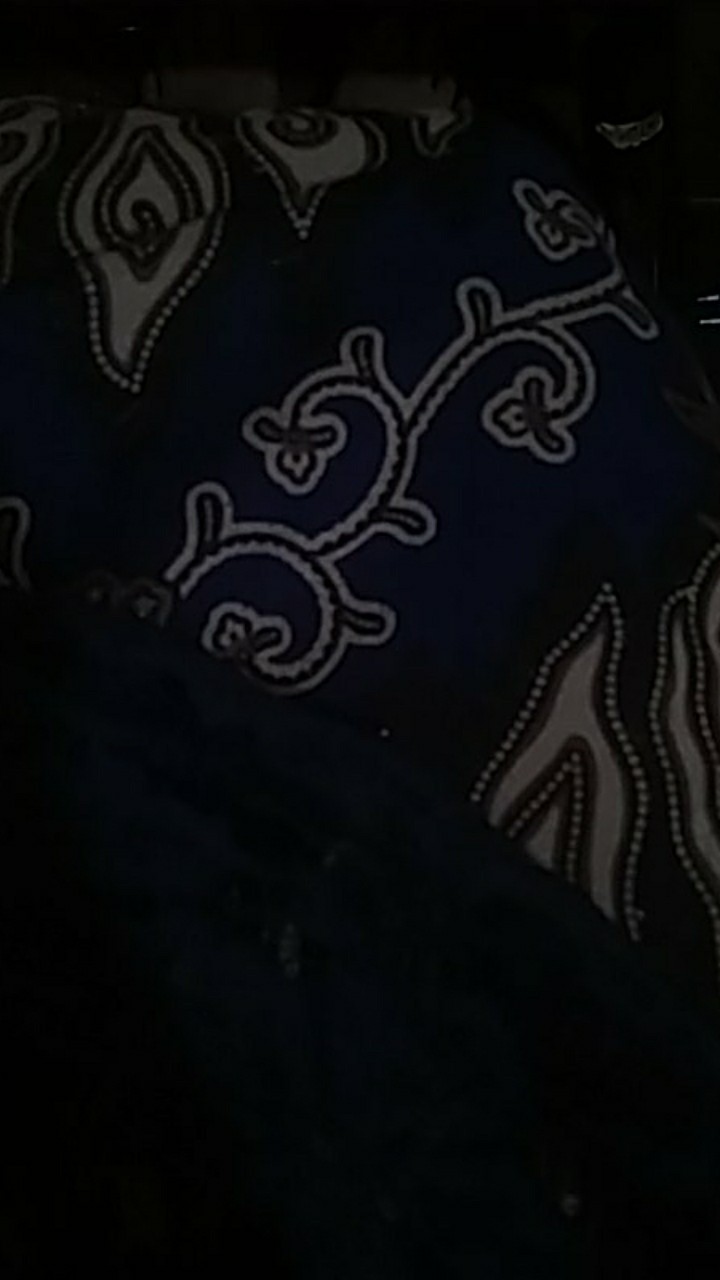 Set Couple Batik Muthia Navy (kemeja, Rok Span, Kebaya Muthia Navy Include Selendang)