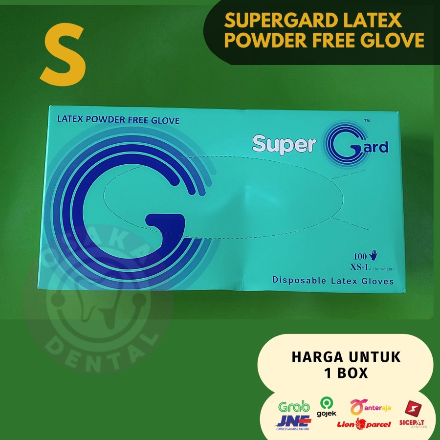 Supergard Latex Powdered/Powder Free Examination Gloves