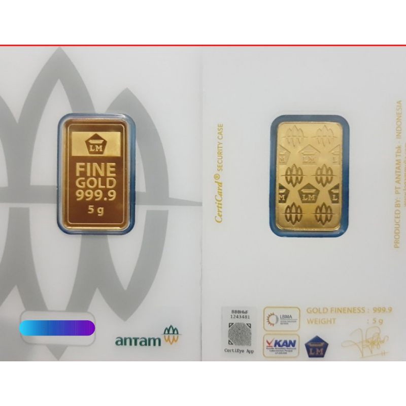 Emas Antam LM 5 Gram