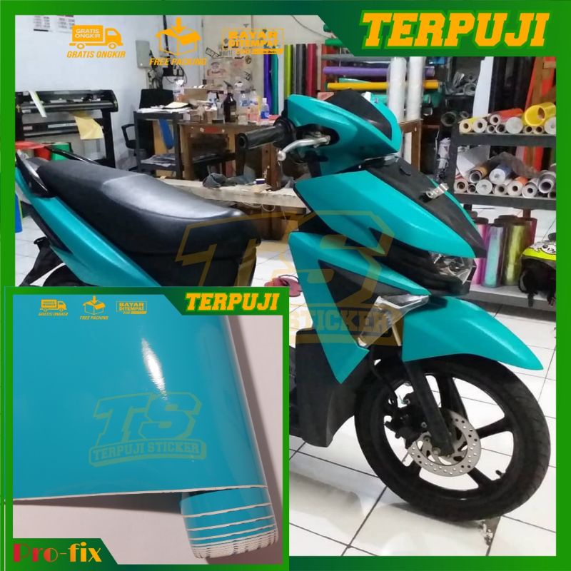 sicker skotlet tosca blue/stiker skotlet biru tosca/skotlet biru muda/stiker skotlet biru langit