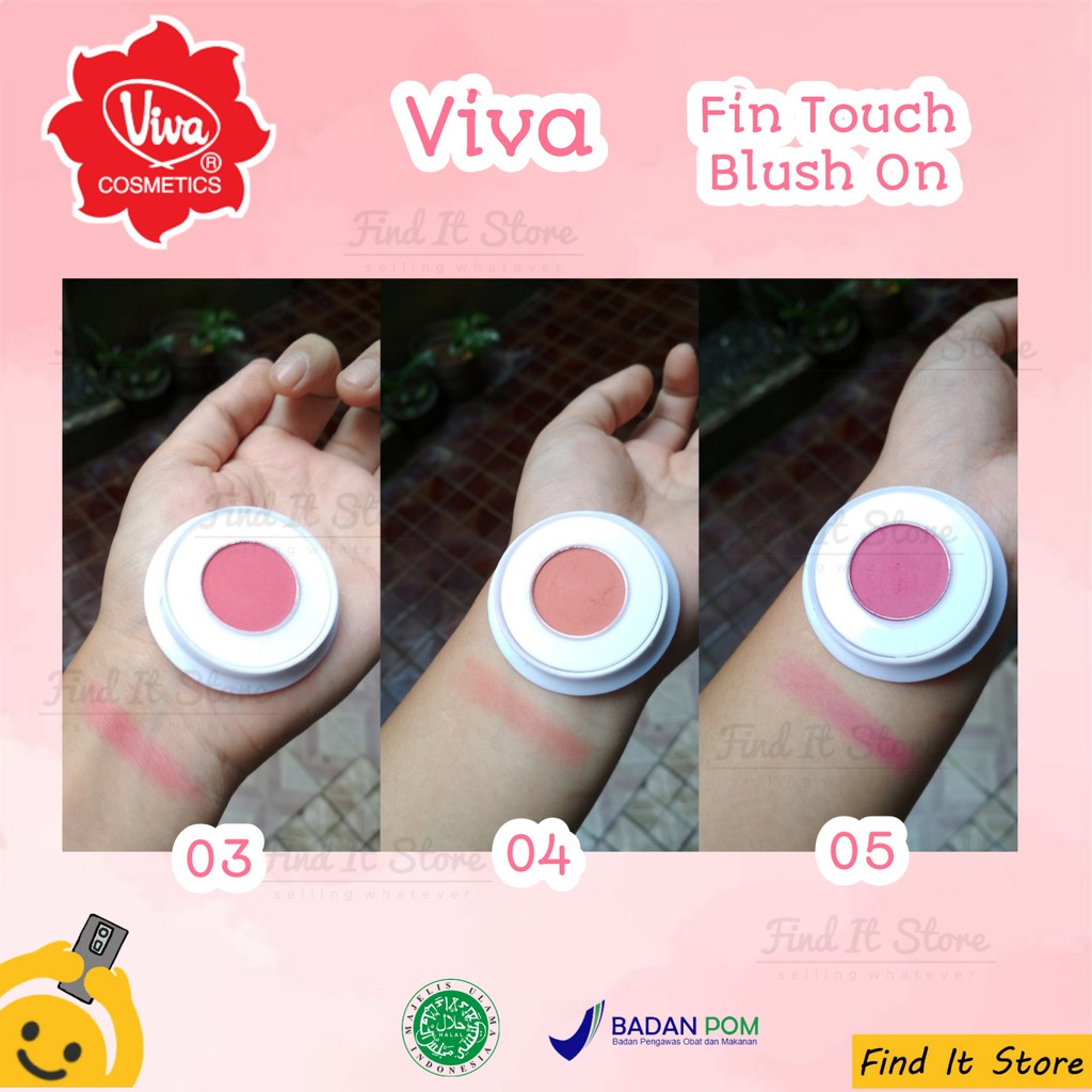 Viva Fin Touch Blush On | Perona Pipi | 2gr