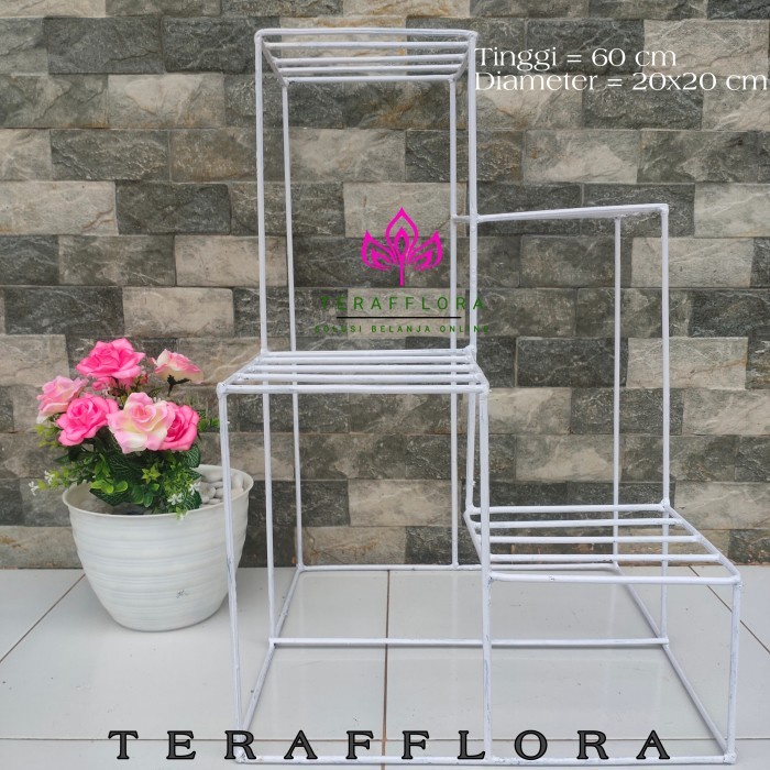 Jual Promo! STANDING RAK PERSEGI/RAK POT TANAMAN HIAS/RAK ...