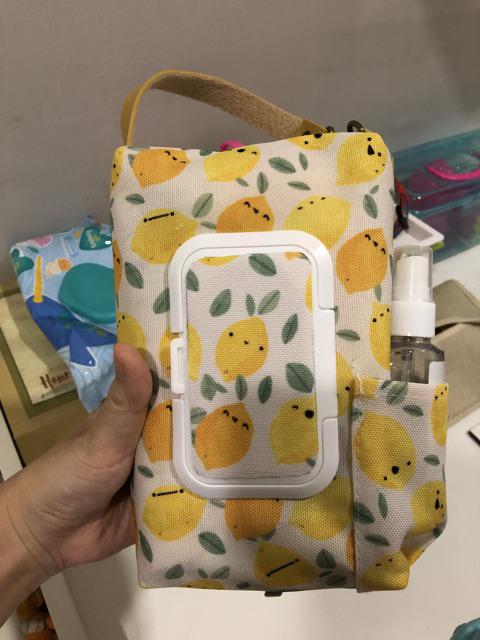 3 In 1 Pouch For Tissue, Wet Tissue And Sanitizer