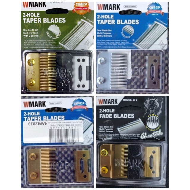 COD!! TAPER BLADES MATA CLIPPER MATA PISAU GUNTING RAMBUT MATA GUNTING MESIN MERK WMARK BISA DI PAKA