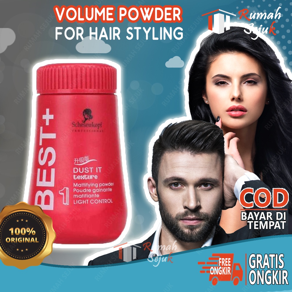 Hair Powder Pria Original Bedak Rambut 10 Gram Grosir Supplier Distributor Best+ Tangan Pertama Barang Unik Murah Lucu Produk RS-27285 Menambah volume Rambut Mengembang Cream Pomade Hairstyle Hair style Pomade Wax Clay Pria Wanita Tebal Terlaris