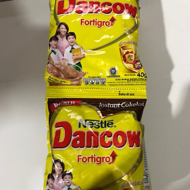 

Susu Dancow/Milo/Frisian Flag/Anlene coklat sachet