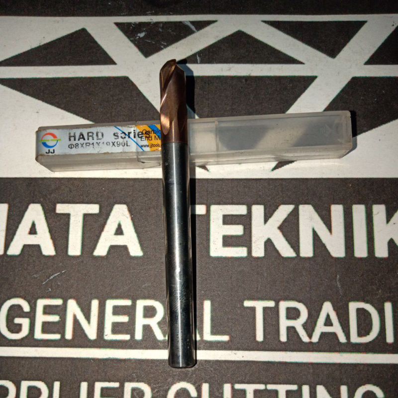 

BALLNOSE 8 R4 X 90 L 2FLUTE JJ TOOLS HARDCUT