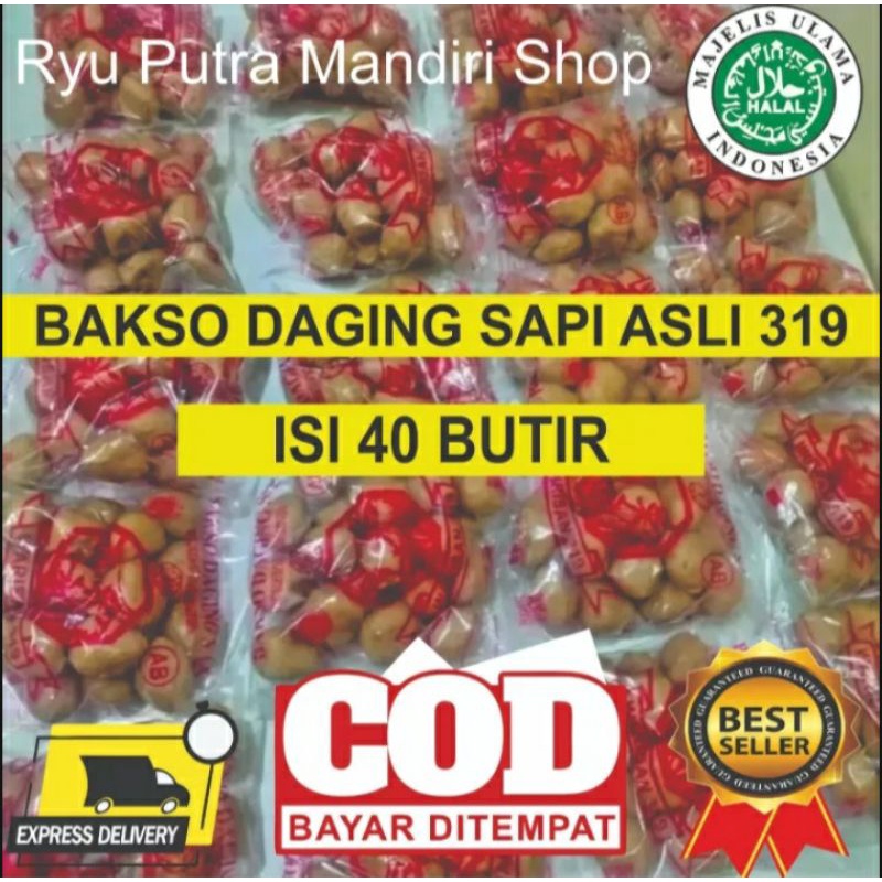 

Baso Sapi SB-AB Isi 40 Butir / Daging Sapi Asli - Sertifikasi Halal MUi