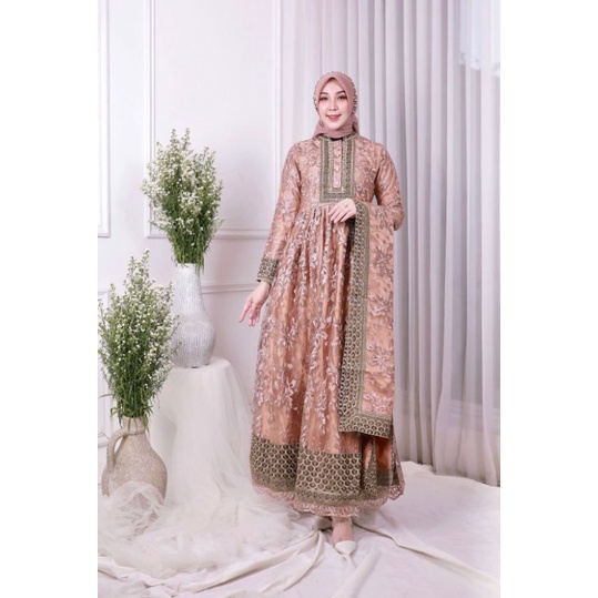 KEBAYA ORIGINAL//KEBAYA MODERN//GAMIS SELENDANG KATRINA//Original By Pelangi Jaya