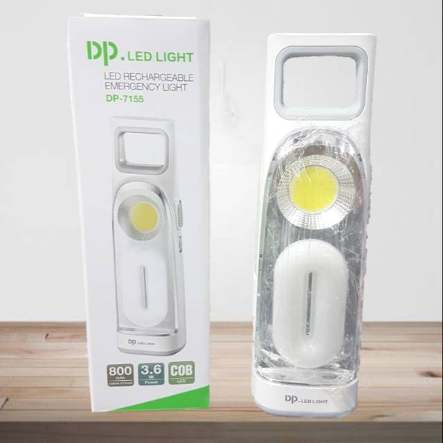 Lampu LED DP7155 Light Rechargeable cas Portable emergency darurat