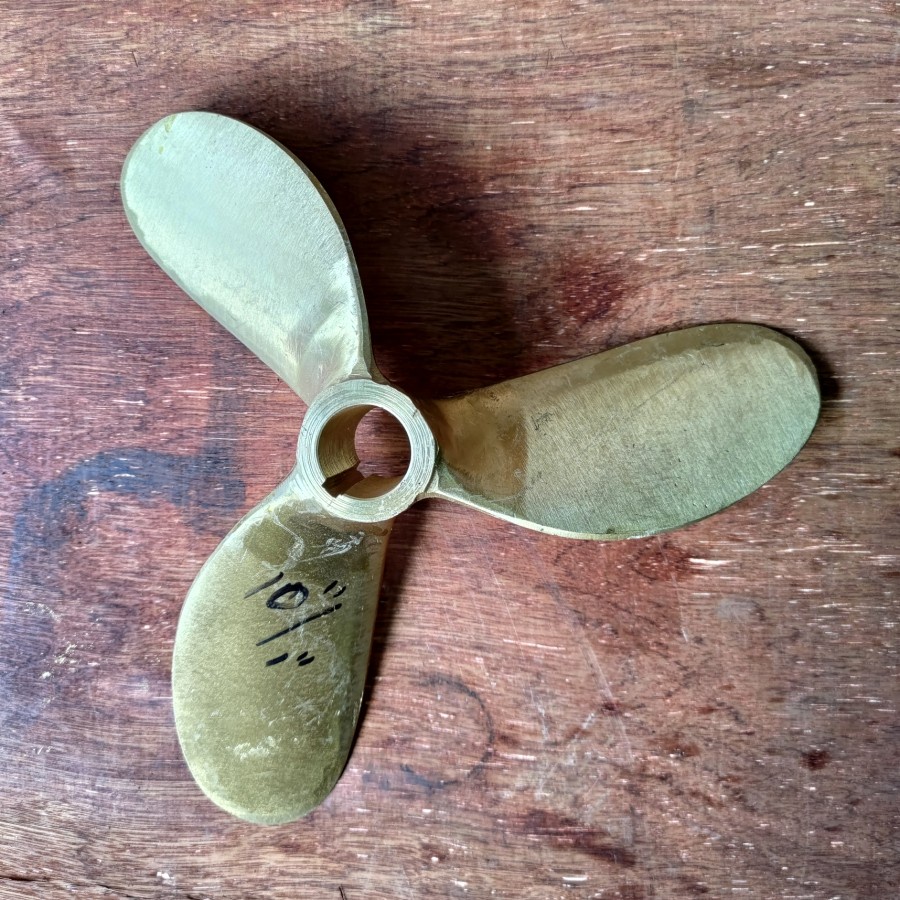 Wheel Propeller / Kipas Baling Perahu 10 inchi ( As 1 inchi )