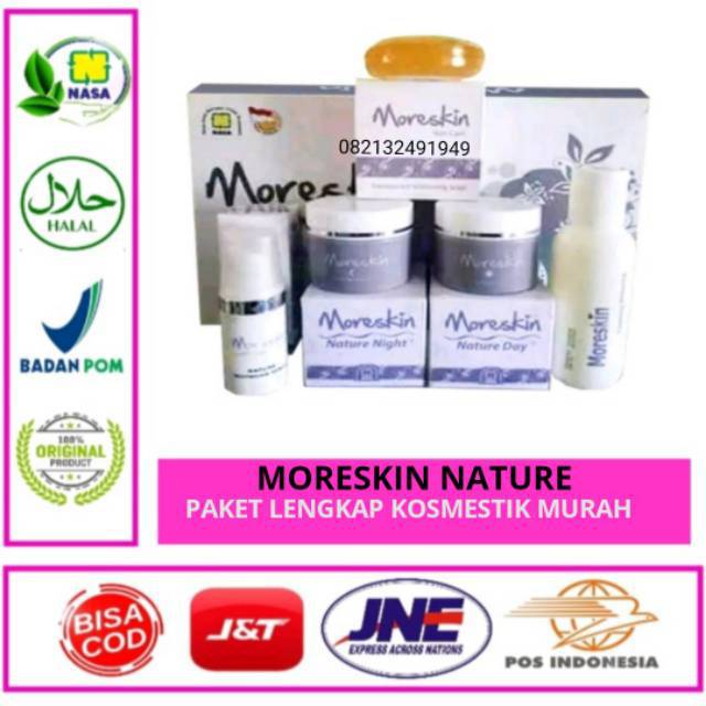 Paket kosmetik murah Paket kosmetik lengkap Paket kosmetik Moreskin Nature