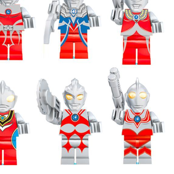 ➨ Ultraman Ultra Leo Zero Taro Daia Ace Jack Minifig Minifigure Lego kw ➸