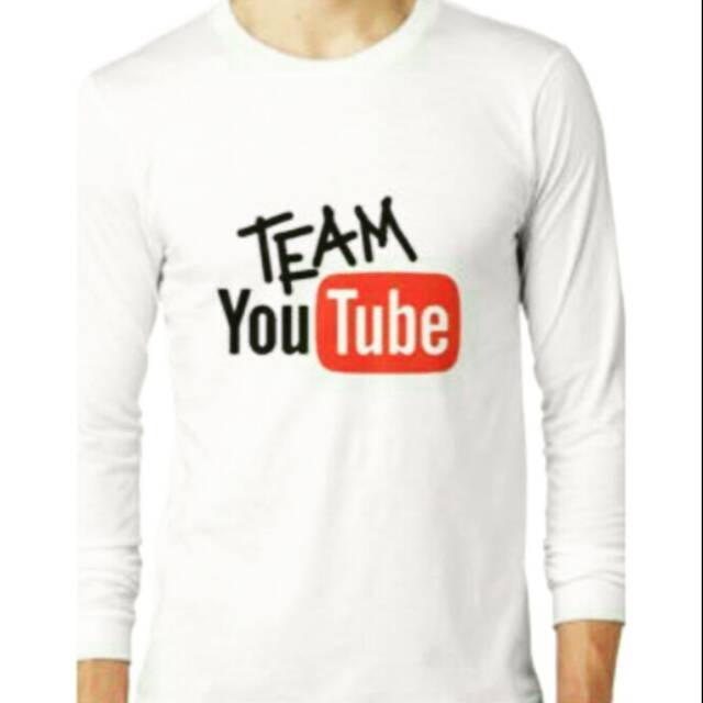 Kaos Lengan Panjang YouTube Team