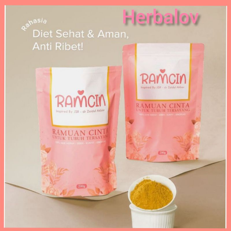

Ramcin Herbalov jahe sere kunir ramuan herbal DBH