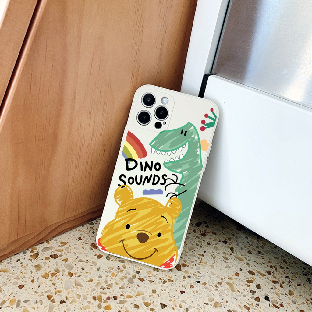 Soft Case Silikon Motif Dino untuk  REDMI NOTE 11 11 PRO 10 10s 10c 10 4G 10A 10 5G 10 PRO 9 8 POCO m4 M3 PRO 9A 9C 9T X3 NFC