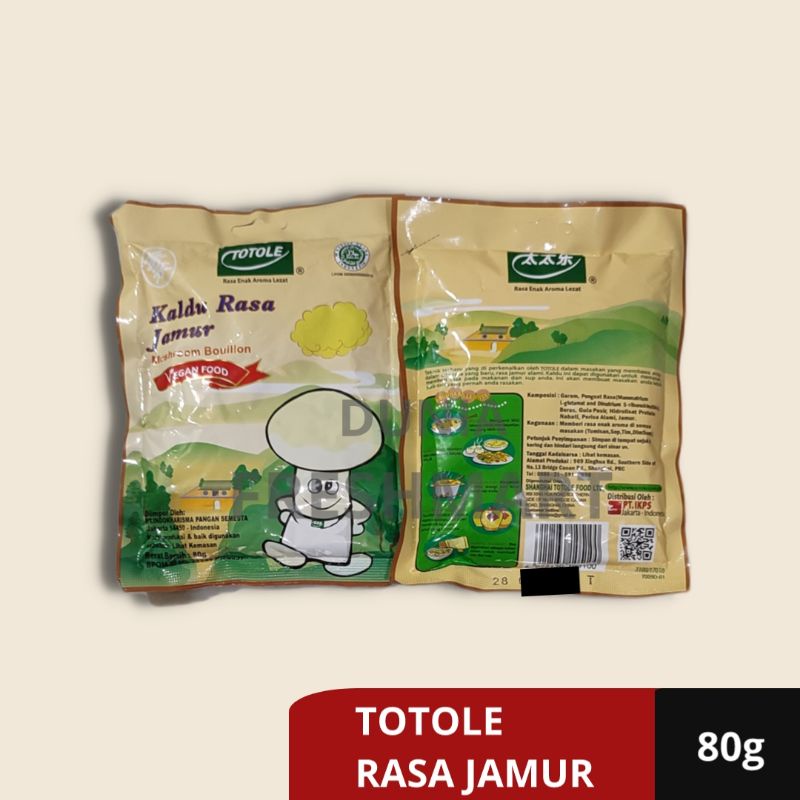 

TOTOLE KALDU RASA JAMUR 80GR MICIN JAMUR MUSHROOM PENYEDAP BUMBU