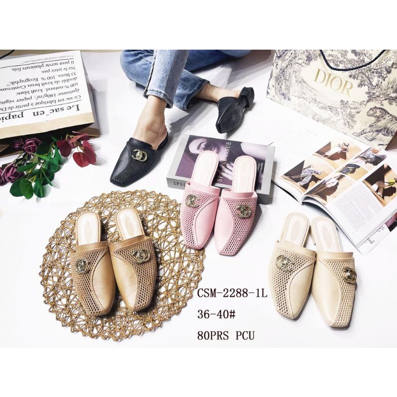 Sendal Selop Wanita Import | Karet Jelly Import  Variasi Gucci