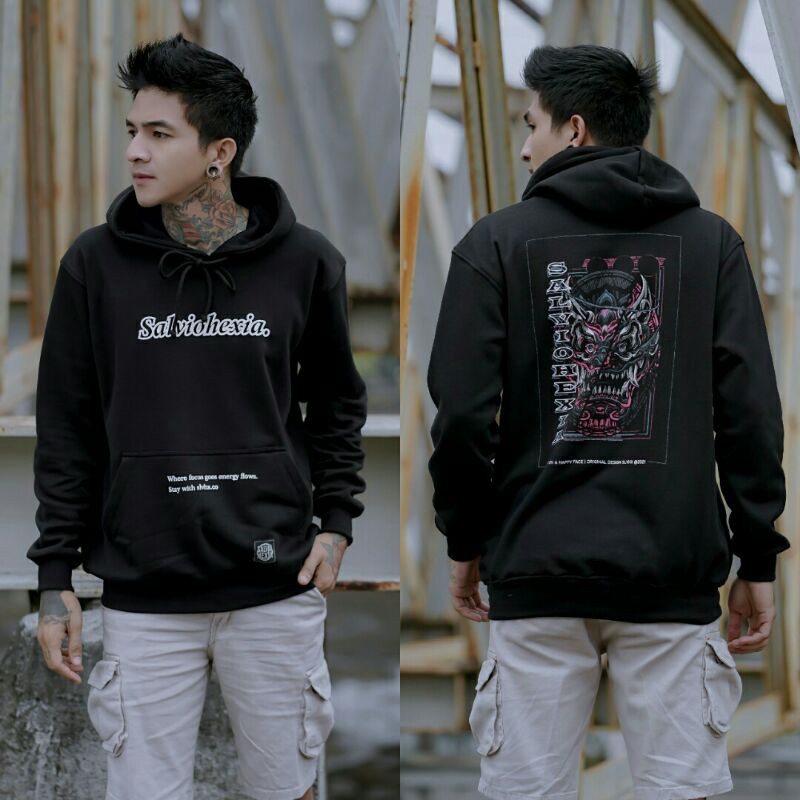 Sweater Salviohexia Sweater Hoodie Naga Salvio Hexia Sweater Pria