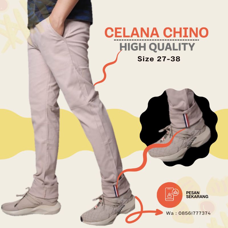 CELANA CHINO ORIGINAL/CELANA PANJANG CHINO/CELANA CHINO PRIA/CELANA PANJANG PRIA/CELANA KATUN PRIA/C