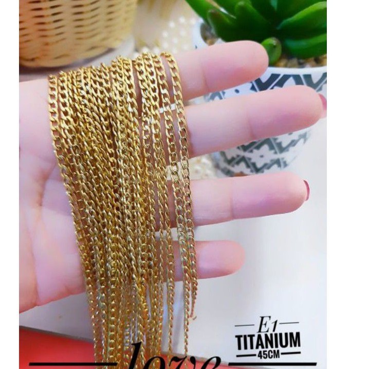 Xuping Rantai Kalung lapis emas 24K 001L