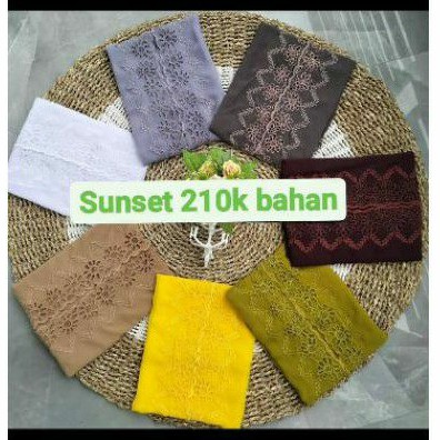 Kebaya bali Semi bordir Sunset (Kebaya Saja)