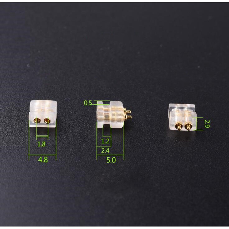 2 Pin 0.78mm Plug Soket Earphone Female untuk w4r UE Platinum qdc