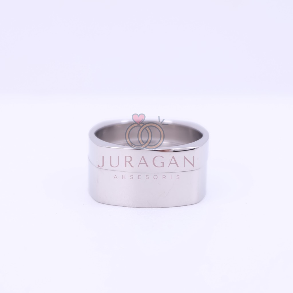 [HIGH QUALITY] Cincin Couple BUCIN R98 Titanium Ukir Nama + Box Cincin Beludru + BONUS Gelang Couple