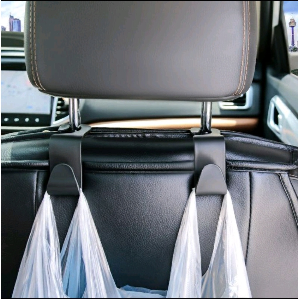 Car Seat Hanger Hook Headrest Backseat Gantungan Mobil