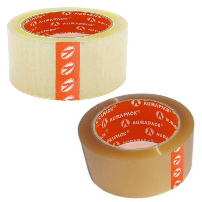 

Aurapack Lakban Bening Coklat 48mm 90 Yard 50 Mikron 2 Inch