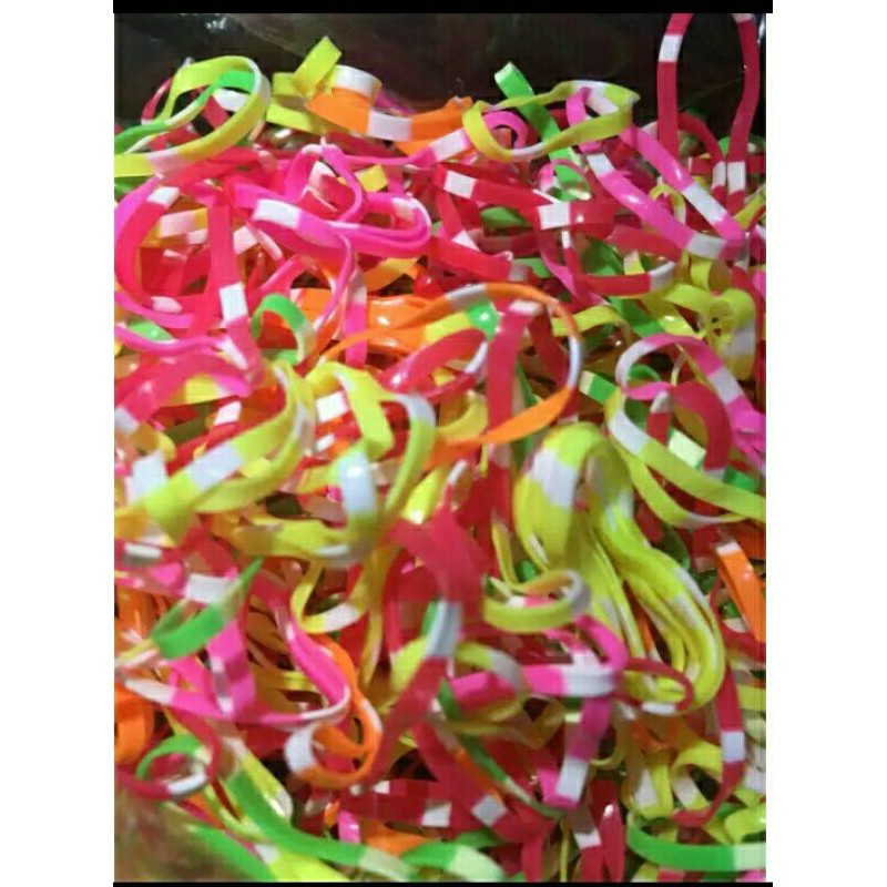 

karet jepang isi 100/ karet warna warni