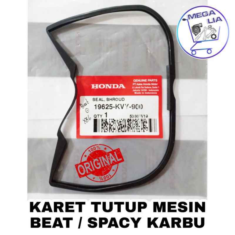 Karet Tutup Mesin Beat / Spacy Karbu 100% ORI HONDA 19625-KVY-900