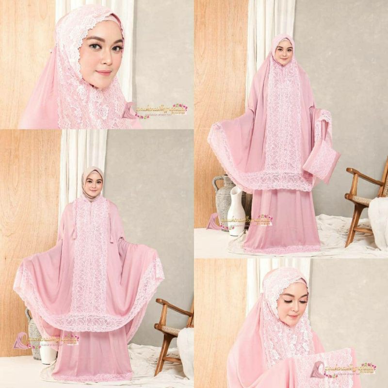  MUKENA  ZARA SILK PREMIUM 2IN1 TERBARU Shopee Indonesia 