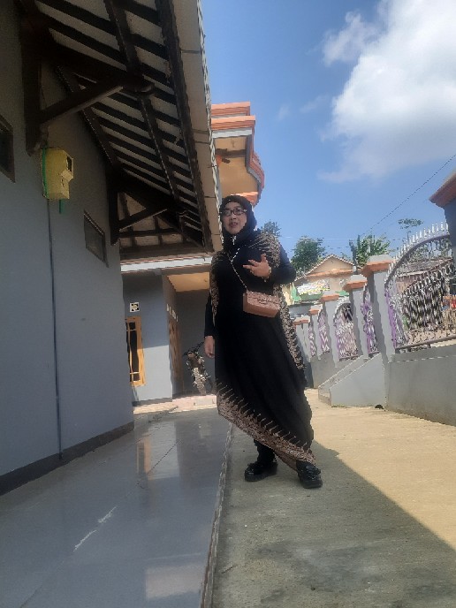 Kaftan Batik Kalesha#14 Kaftan Batik Modhang Batik Solo