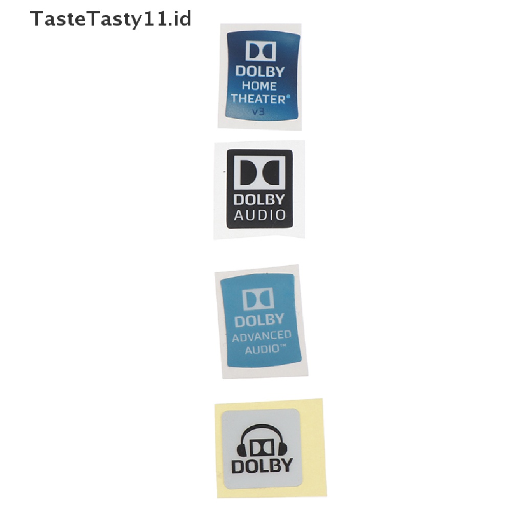 (TasteTasty) Dolby Stiker Label DIY Untuk Dekorasi Laptop / Desktop