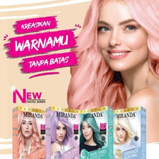 ❄️MATCHA❄️ MIRANDA HAIR COLOR PASTEL SERIES - PEWARNA CAT RAMBUT PERMANEN BPOM