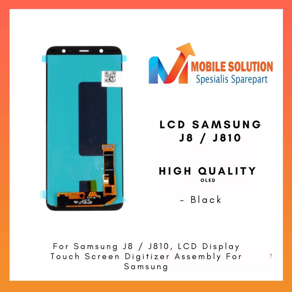 Grosir LCD Samsung J8 J810 2018 OLED 100% Fullset Touchscreen Garansi 1 Bulan + Packing / bubbel
