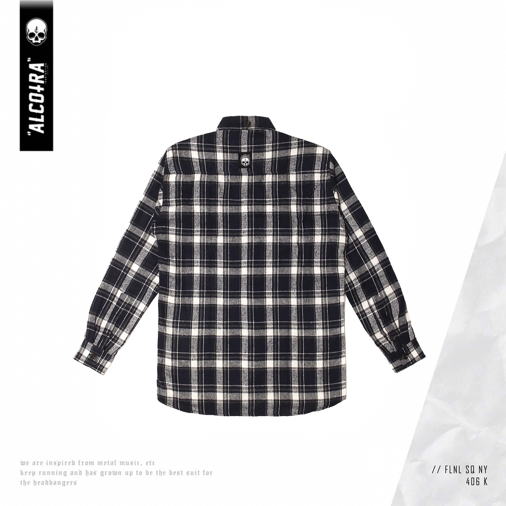 FLANEL SQ NV // FLANEL SQUARE NAVY KANTONG SATU