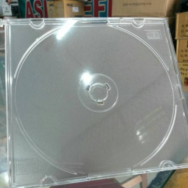 Box Case Casing CD DVD Plastik Mika Bening Transparan Single GTPRO