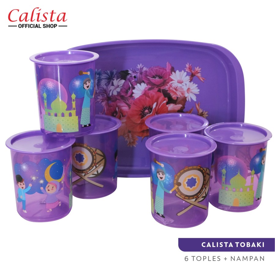 Toples Lebaran Unik Toples Nampan Tonam Tobaki Calista Set 7 in 1