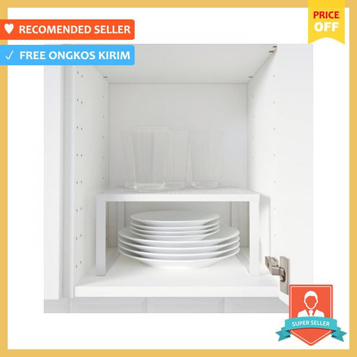 RAK PIRING & TEMPAT GELAS - IKEA VARIERA, SISIPAN RAK SERBAGUNA UKURAN 32X28X16CM - PERALATAN MAKAN