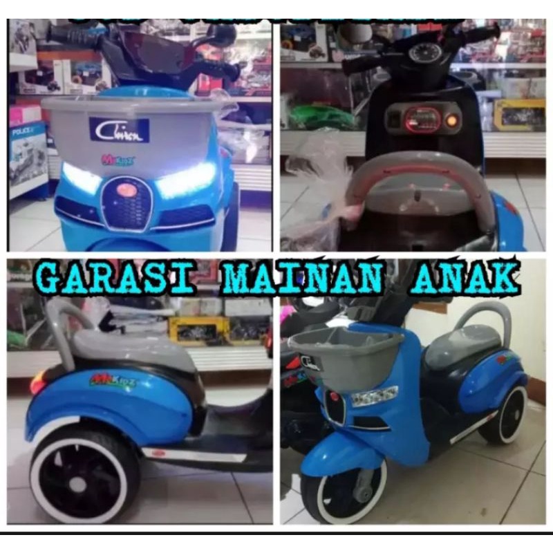Motor aki Anak roda tiga
